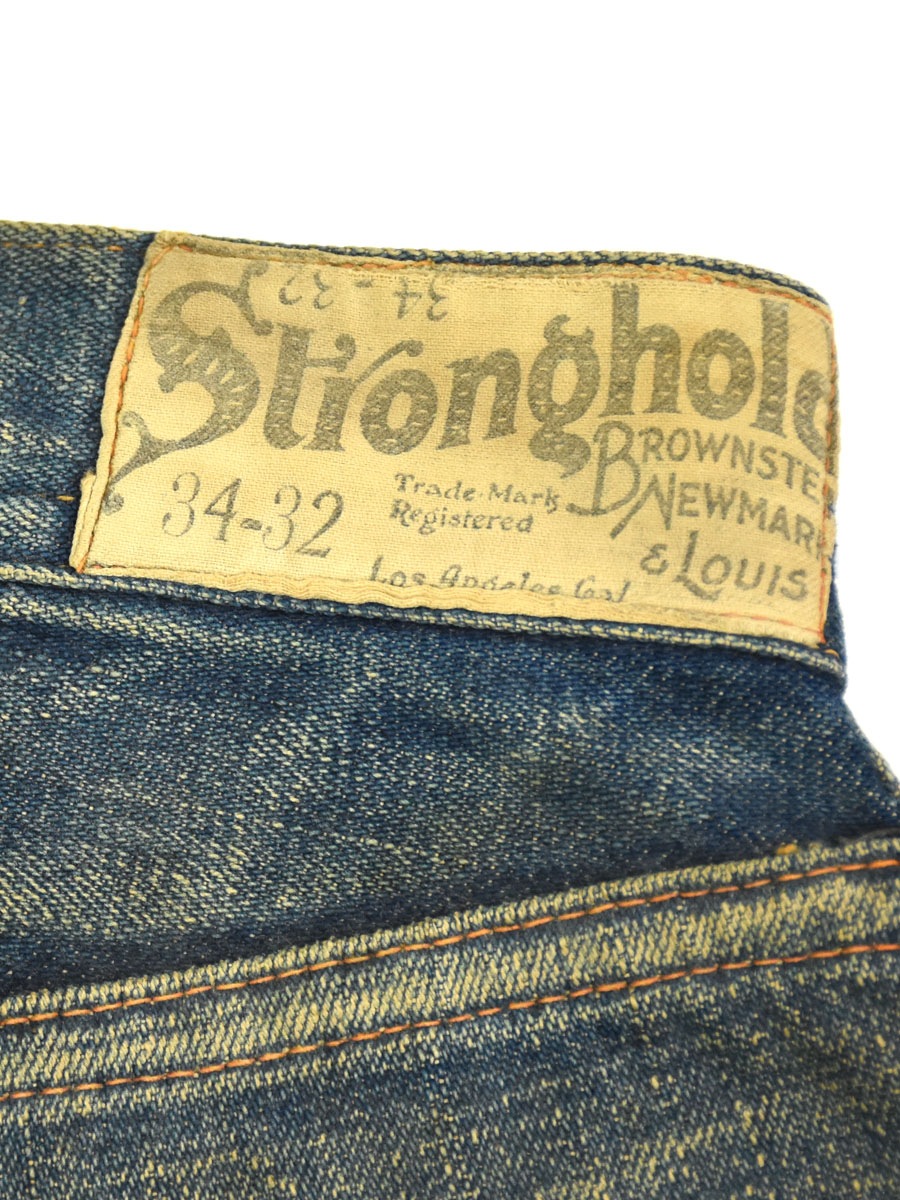 1900-1910's STRONGHOLD Denim Waist Overalls | collection
