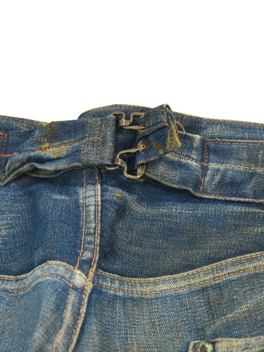1900-1910's　STRONGHOLD　Denim Waist Overalls