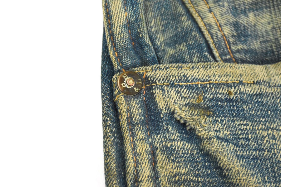 1900-1910's　STRONGHOLD　Denim Waist Overalls