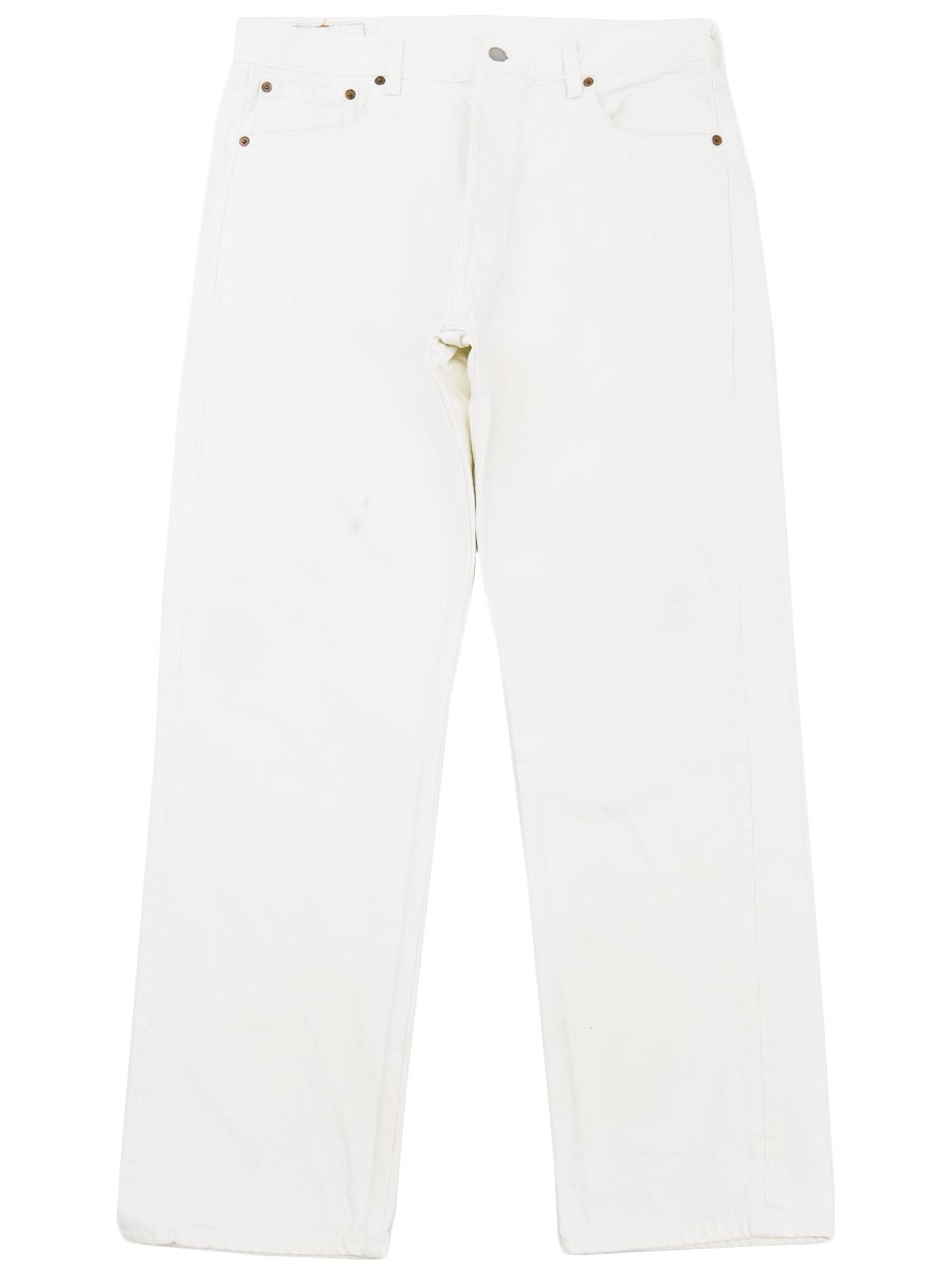 90's Levi's 501 ホワイト デニムパンツ 表記(36x32) USA製 | すべての
