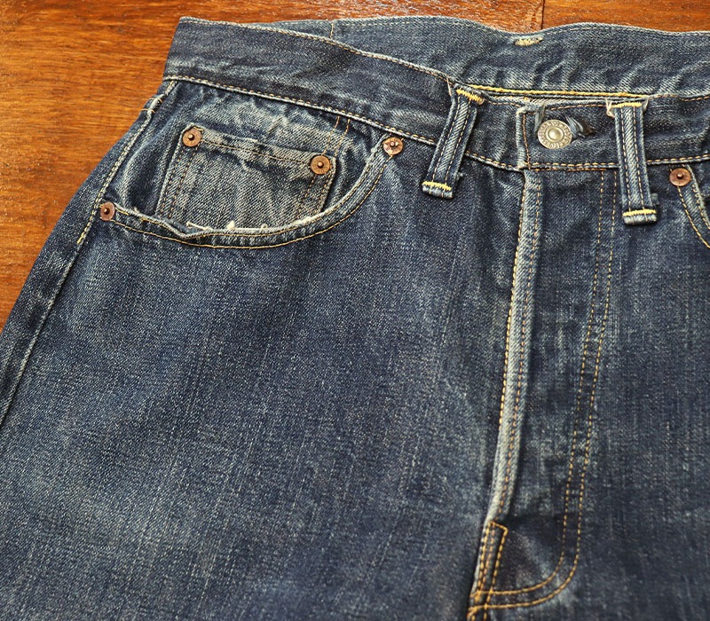 1950s LEVIS 501XX 1SIDE , Size W31 L29