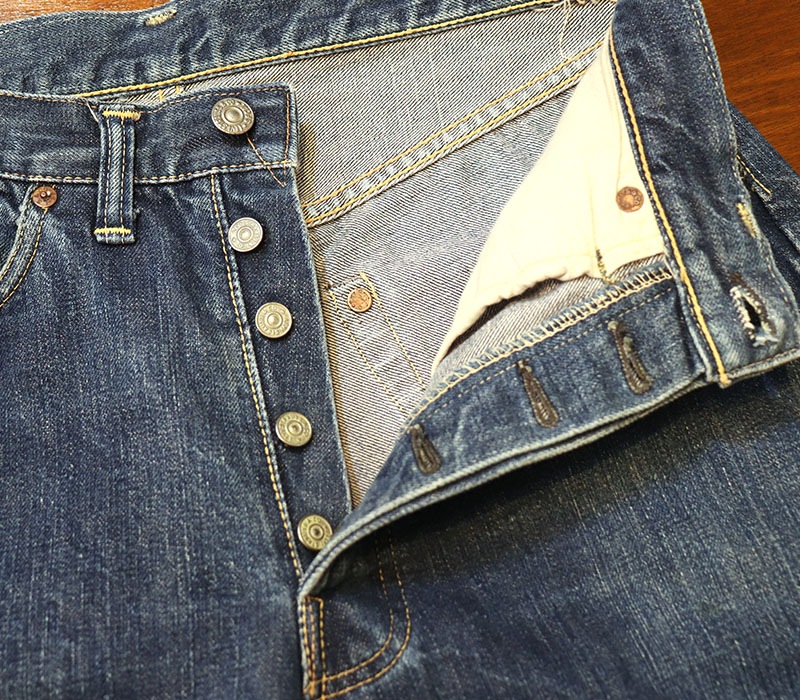 1950s LEVIS 501XX 1SIDE , Size W31 L29