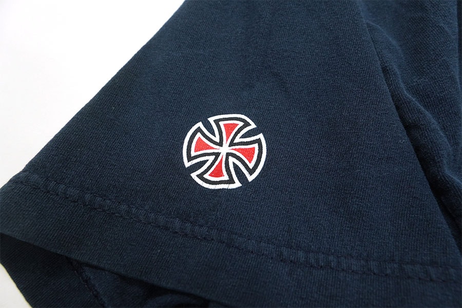 90's NHS ''INDEPENDENT'' 両面プリント Tシャツ ネイビー 表記(XL