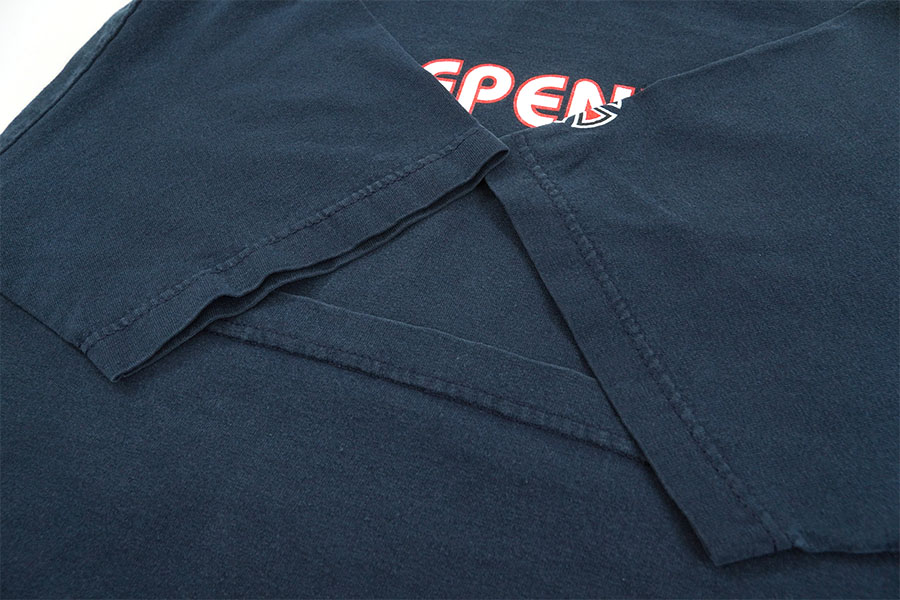 90's NHS ''INDEPENDENT'' 両面プリント Tシャツ ネイビー 表記(XL