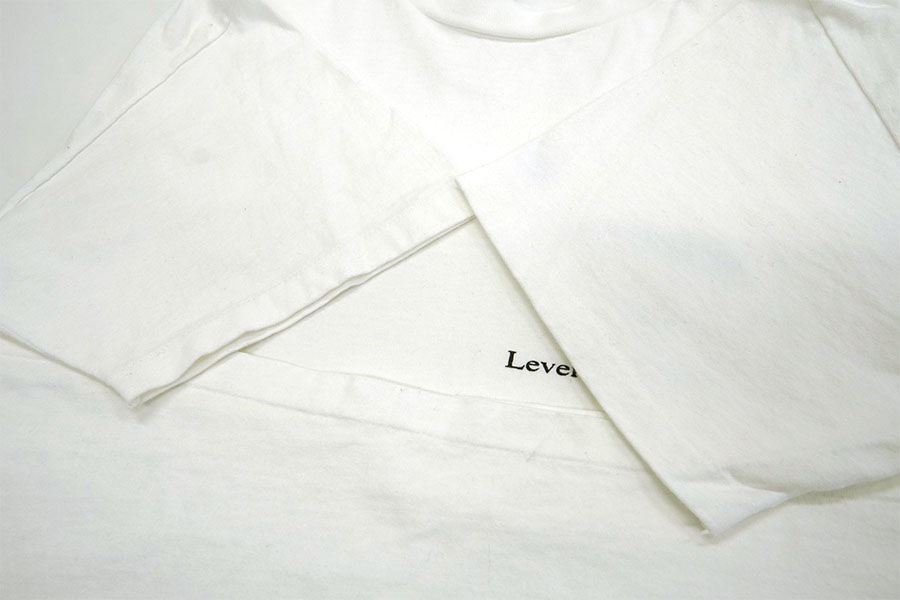 90's チャンピオン ''HARVARD'' 100％コットン プリントTシャツ ホワイト 表記(L) USA製