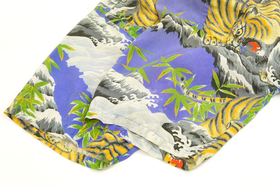 50's GH Gumpo HAWAIIAN SHIRT TIGER PATTERN