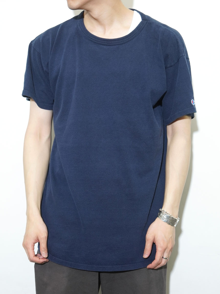 80's トリコタグ チャンピオン 無地 100%コットン Tシャツ