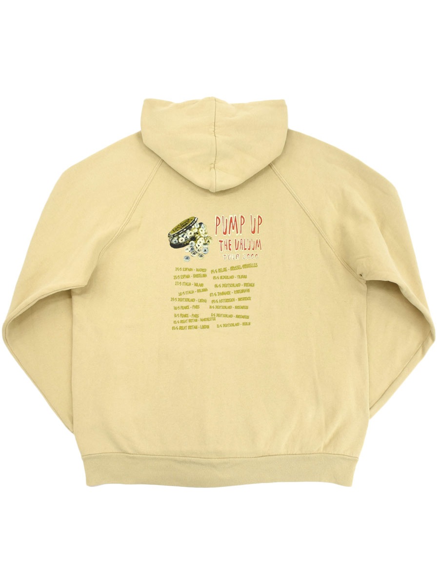 00's SCREEN STARS by F.O.L. NOFX ''PUMP UP THE VALUUM TOUR 2000'' 両面プリント スウェットパーカ 表記(XL)