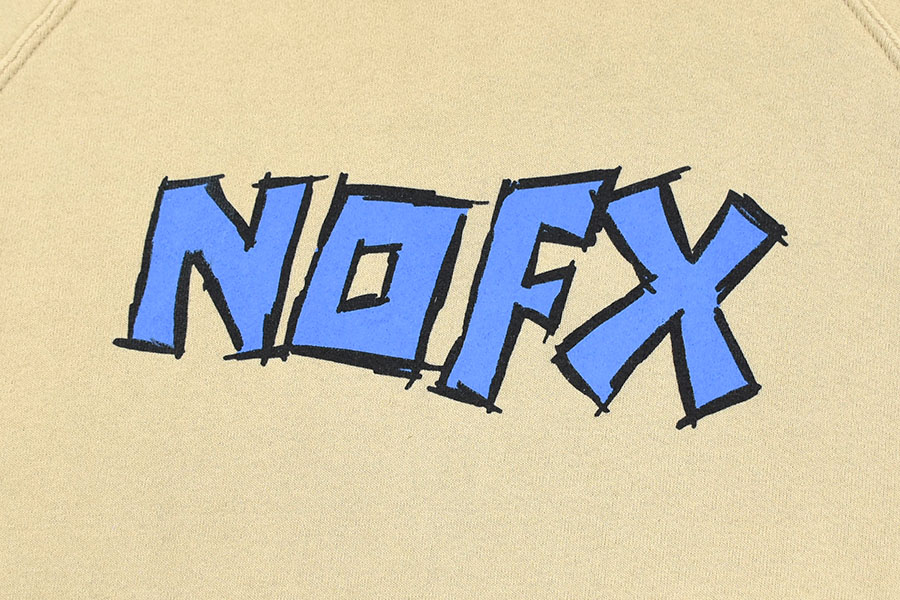 00's SCREEN STARS by F.O.L. NOFX ''PUMP UP THE VALUUM TOUR 2000'' 両面プリント スウェットパーカ 表記(XL)