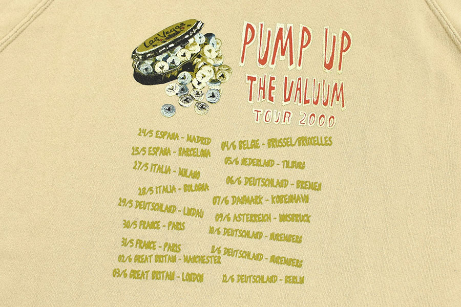 00's SCREEN STARS by F.O.L. NOFX ''PUMP UP THE VALUUM TOUR 2000'' 両面プリント スウェットパーカ 表記(XL)