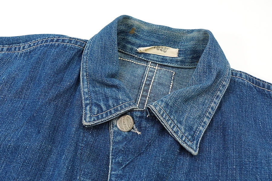 AtLast＆Co 677J カバーオール DENIM 38 ATLAST ＆ CO(アットラスト) 「COVERALL」デニムカバーオール