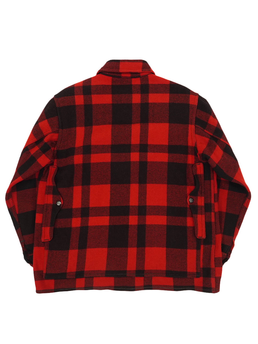 40's～ FILSON 赤黒バッファローチェック ウールマッキーノ