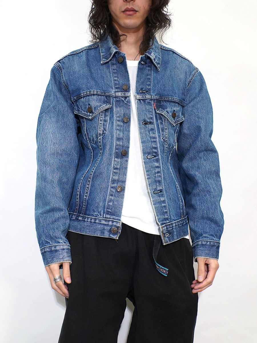 80's Levi's 70505 スモールe デニムジャケット 良雰囲気 表記