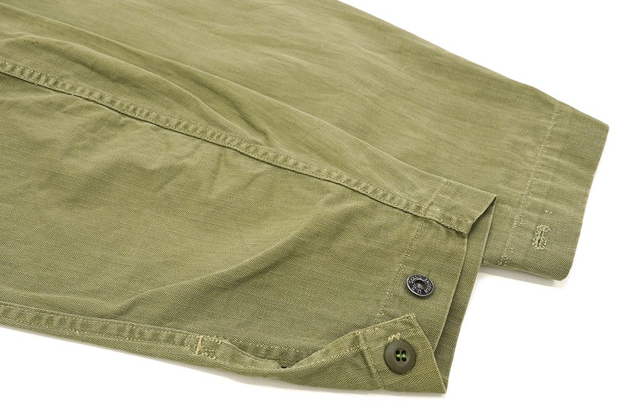 40's USMC P-41 ヘリンボーンツイルジャケット 実寸(44位) ステンシル