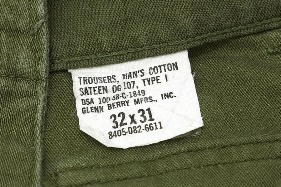 68's U.S.ARMY ベイカーパンツ ジッパーフライ 表記(32x31) | NEW ITEM