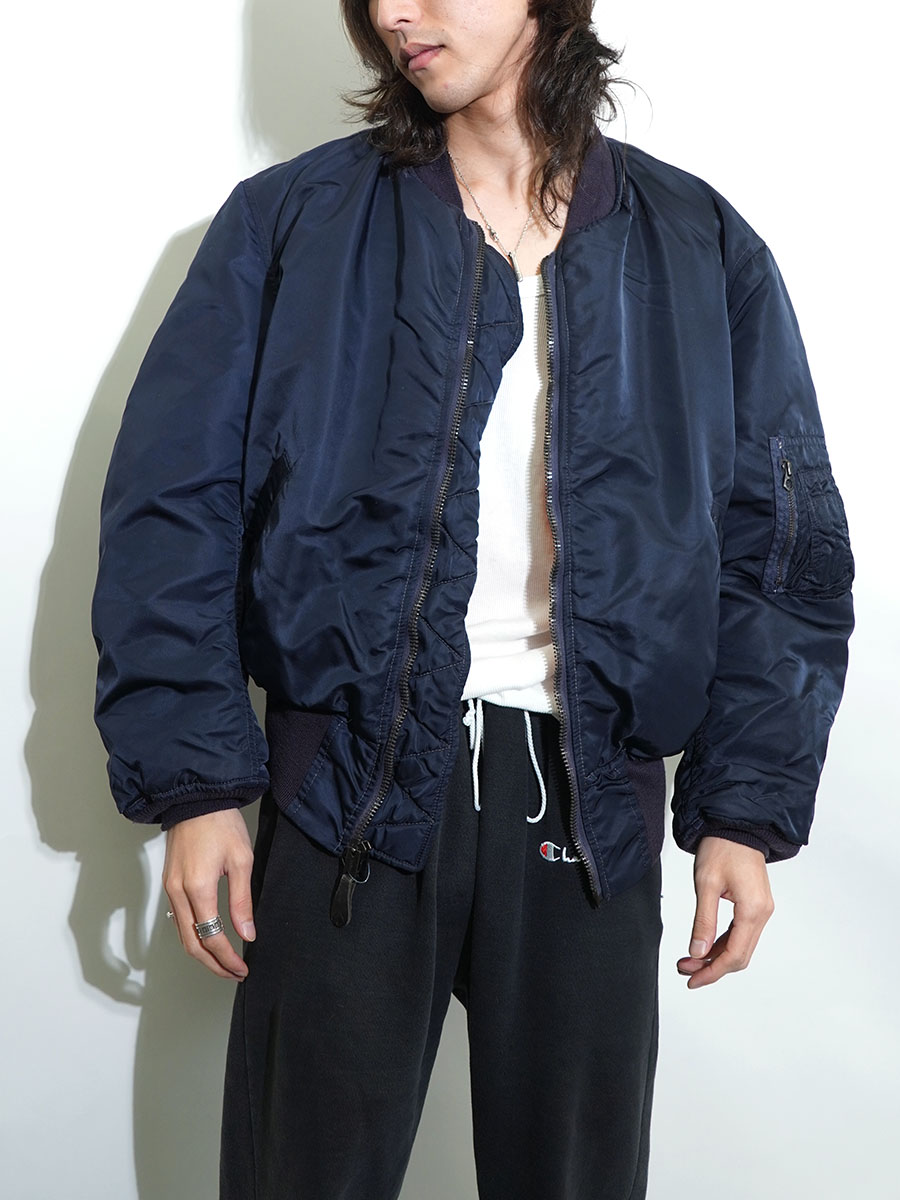 USA製 ALPHA INDUSTRIES MA-1 MIL-J-8279D フライトジャケット
