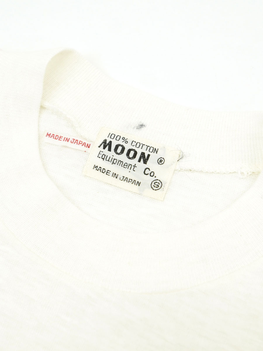 50's MOON Equipment co. ''MOON Equipped'' T-shirt MADE IN JAPAN Size(S) DEAD STOCK