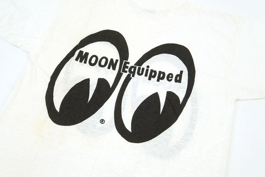 50's MOON Equipment co. ''MOON Equipped'' T-shirt MADE IN JAPAN Size(S) DEAD STOCK