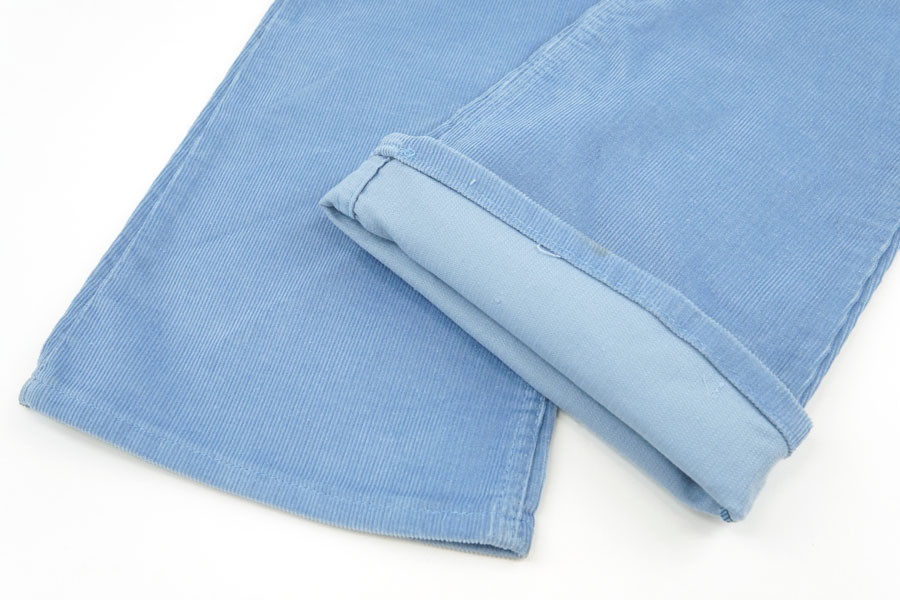 80'S LEVI'S 646 CORDUROY PANTS LIGHT BLUE (SIZE.W29 L32) NOS