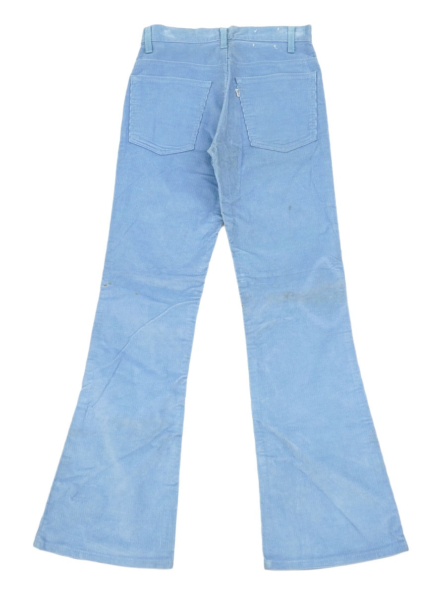 80'S LEVI'S 646 CORDUROY PANTS LIGHT BLUE (SIZE.W29 L32) NOS
