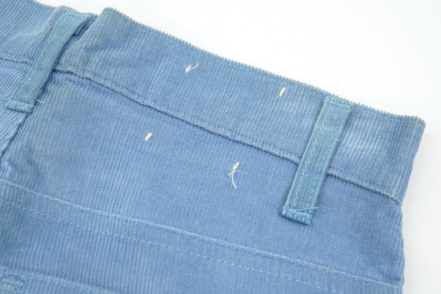 80'S LEVI'S 646 CORDUROY PANTS LIGHT BLUE (SIZE.W29 L32) NOS