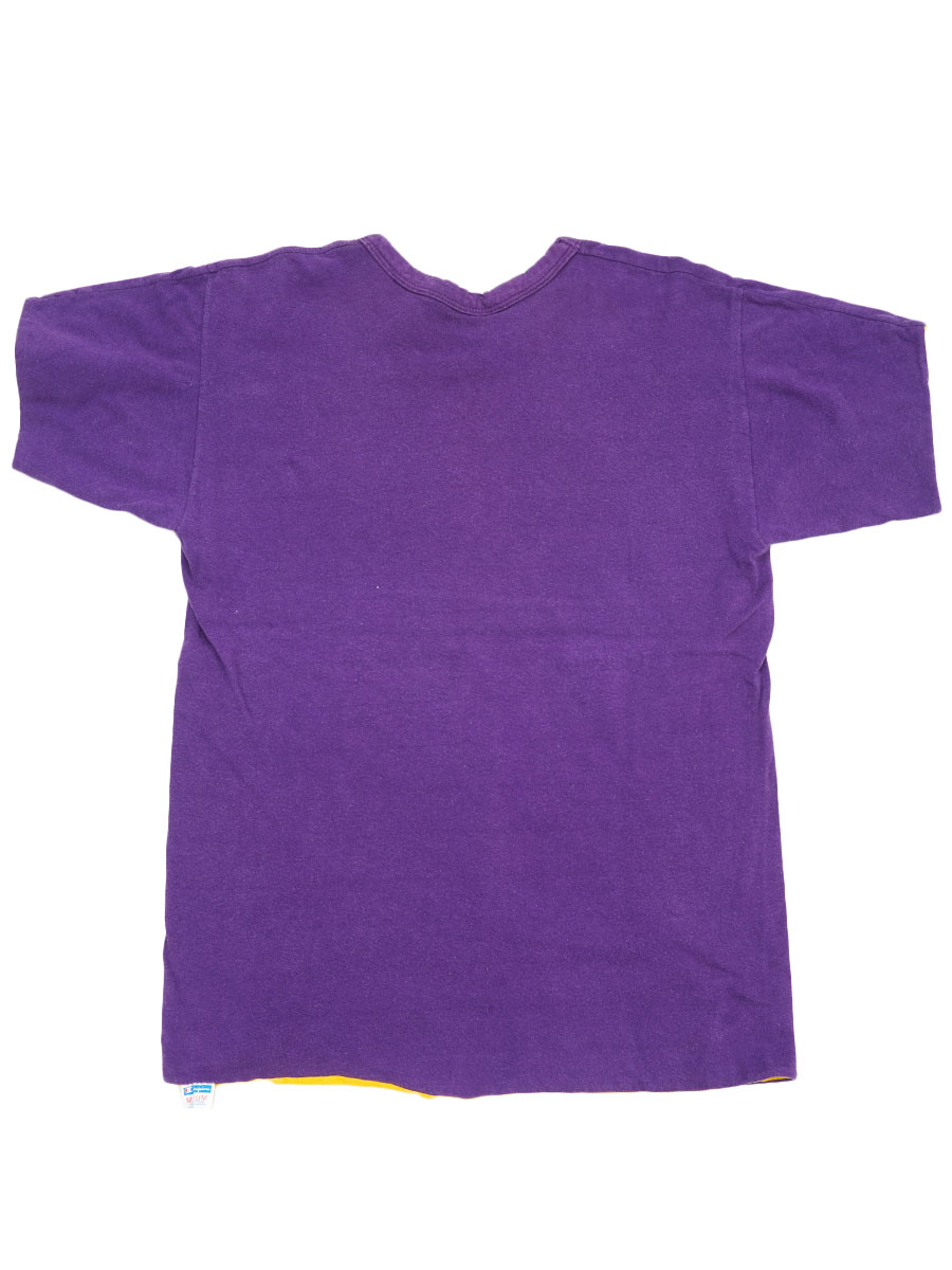 〜70s Champion リバーシブル Tシャツ XL 紫 黄 ヴィンテージ 70'S CHAMPION REVERSIBLE T SHIRT PURPLE/YELLOW (SIZE. MEDIUM