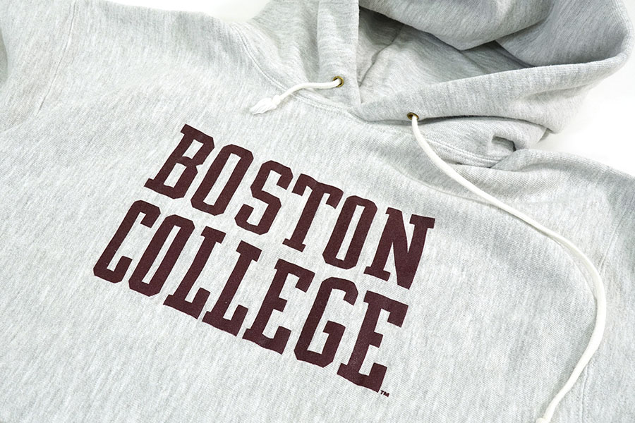 90's 刺繍タグ チャンピオンRWパーカ ''BOSTON UNIVERSITY'' 表記(XL) MEXICO製