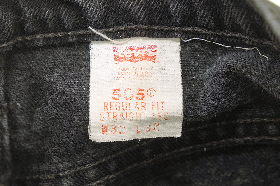 90'S LEVI'S 505 BLACK JEANS (SIZE.W32 L32) MADE IN USA | すべての
