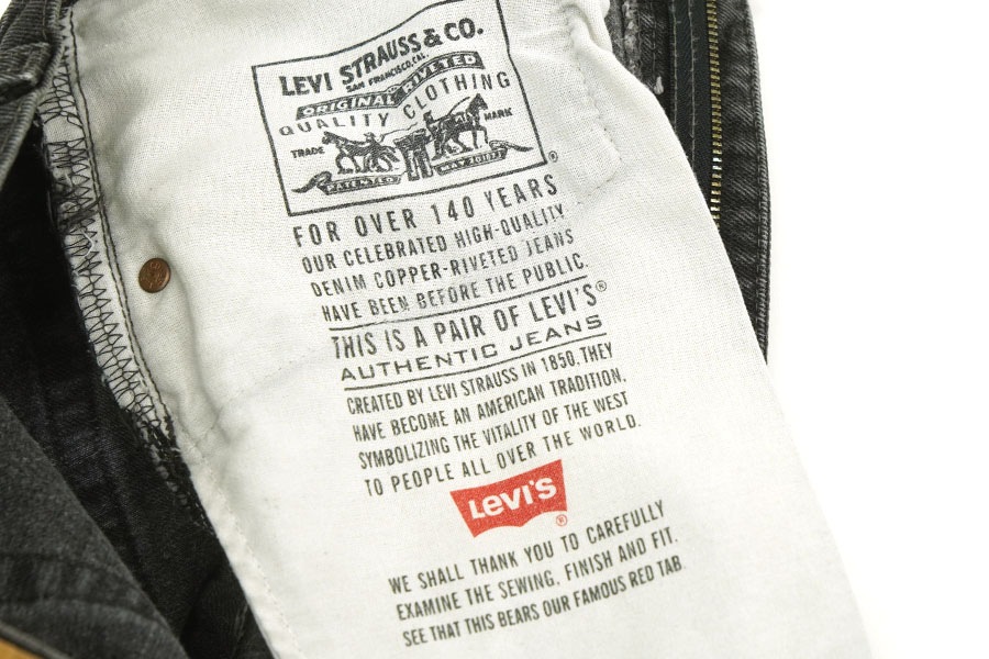 90'S LEVI'S 505 BLACK JEANS (SIZE.W32 L32) MADE IN USA | NEW ITEM