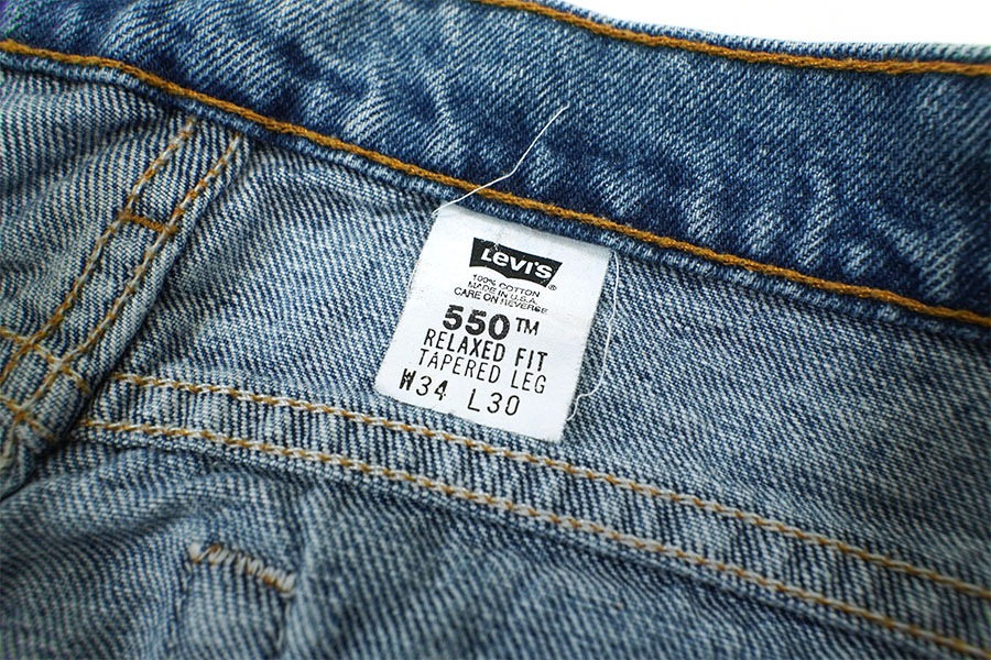 90's Levi's 550 デニムパンツ 良雰囲気 表記(34x30) USA製 90's Levi's 550 デニムパンツ 良雰囲気 表記(34x30) USA製
