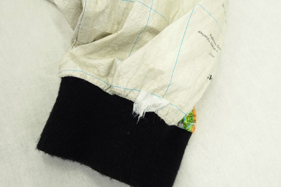 80's WEARIN' THE WORLD ペーパージャケット 世界地図 表記(L