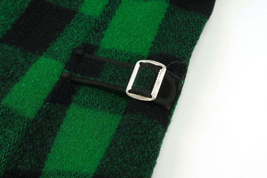 40's Woolrich 緑黒チェック フルジップ ウールジャケット 表記(42