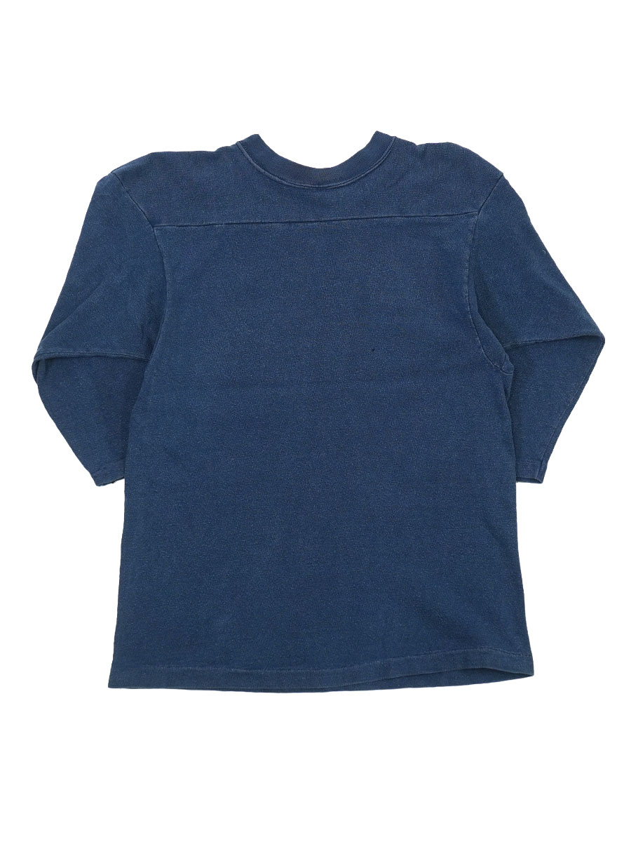 チャンピオンフットボールtシャツ　70s ヴィンテージ　navy バータグ 70's バータグ チャンピオン ''TSC'' フットボールTシャツ ネイビー