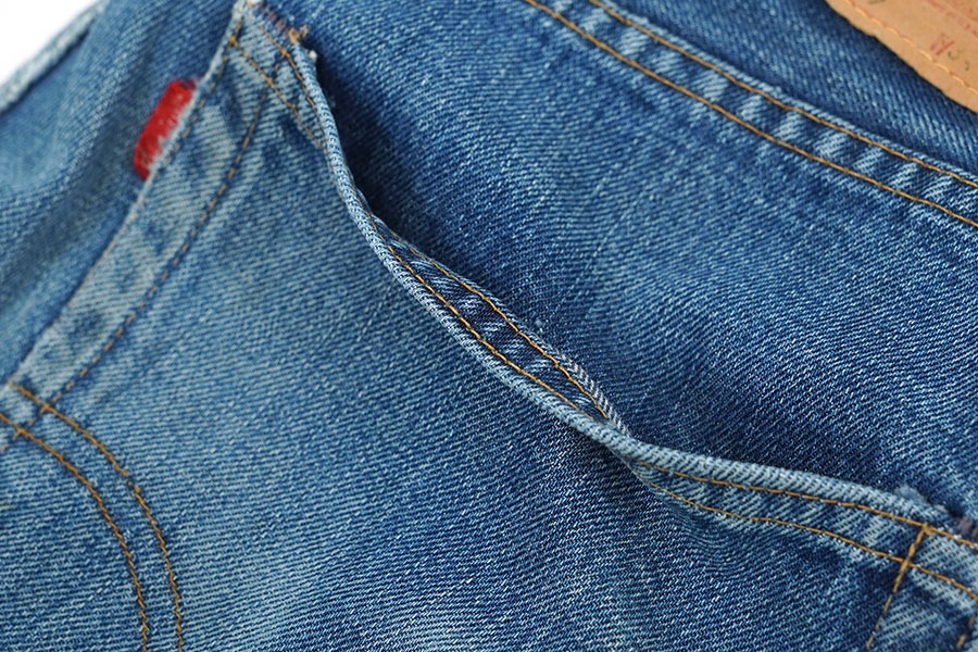 70's LEVI'S 505 シングル デニムパンツ 良色落ち 表記(W34 L31) スレーキスタンプ