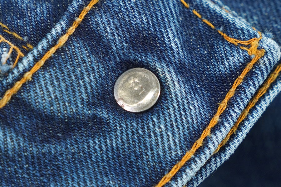 70's LEVI'S 505 シングル デニムパンツ 良色落ち 表記(W34 L31) スレーキスタンプ