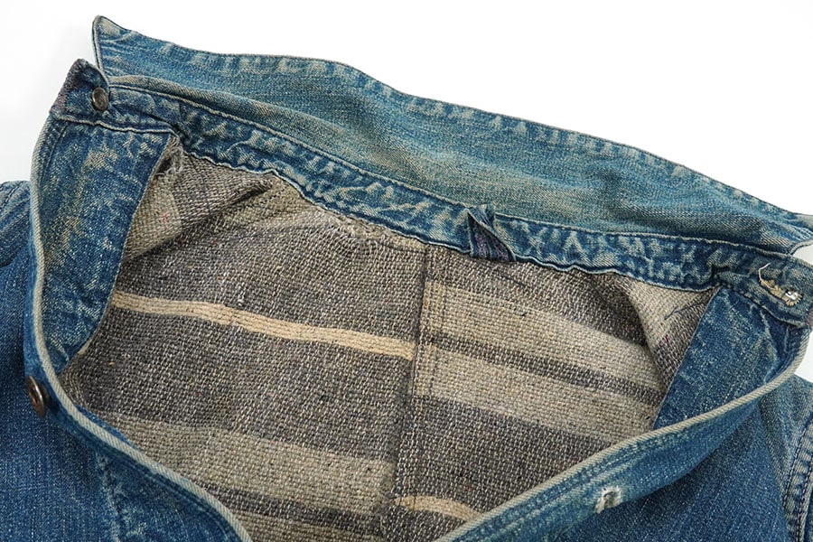 40's WWⅡ 月桂樹ボタン 2ポケット ブランケットライナー デニム