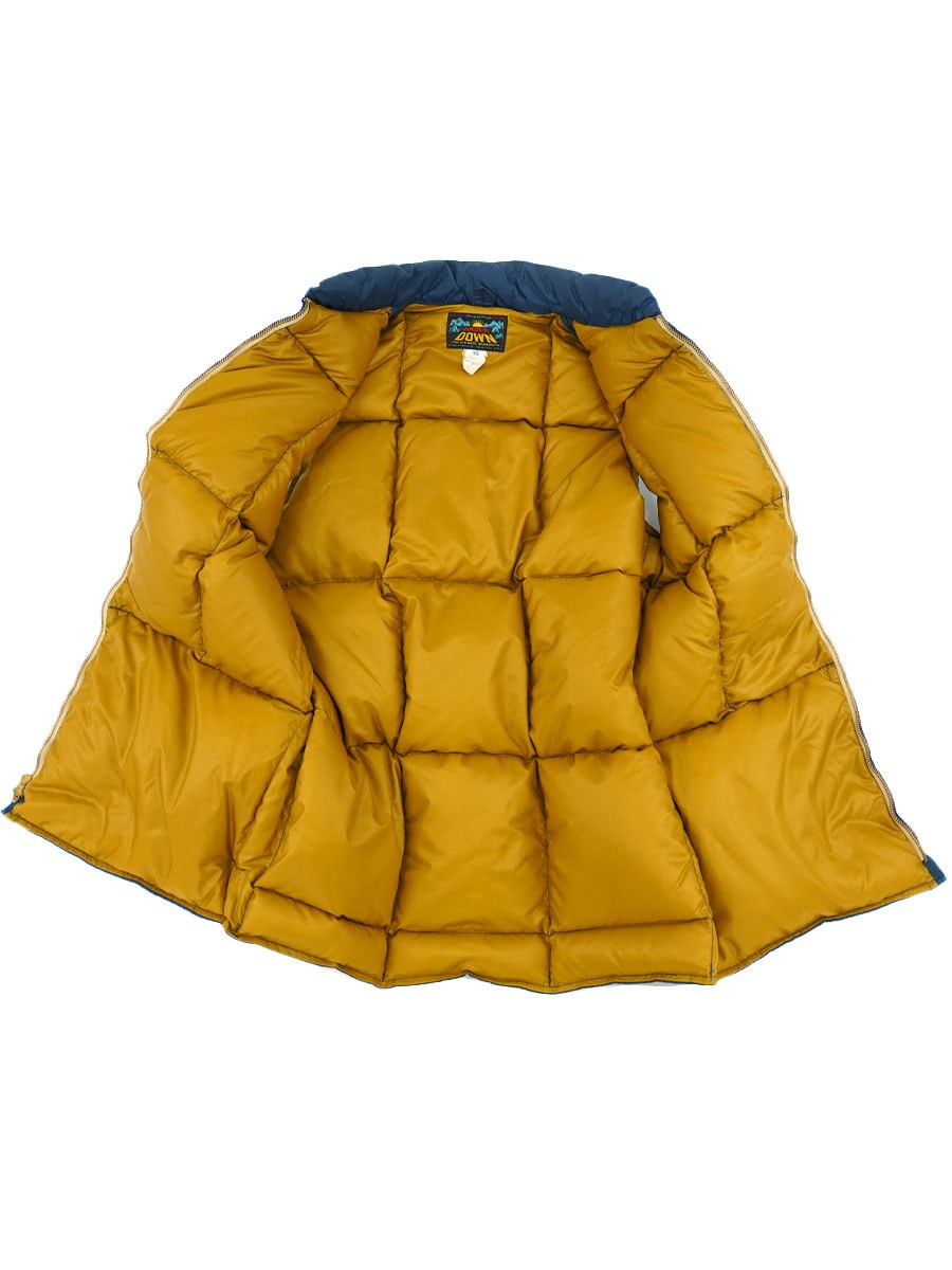 60's 日の出タグ Eddie Bauer キルティング ダウンベスト 表記(XS