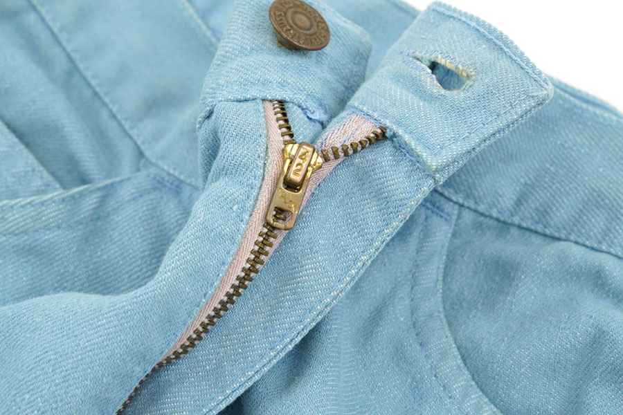 70'S LEVI'S BIG-E STA-PREST COTTON TWILL PANTS LIGHT BLUE (APPROX.W29 L32)