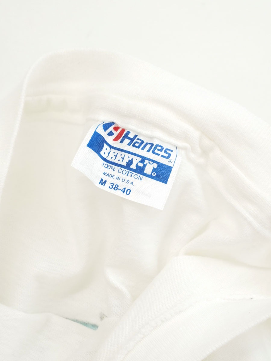 80's Hanes ''Dale's Diner'' 両面プリント ポケットTシャツ 表記(M) USA製