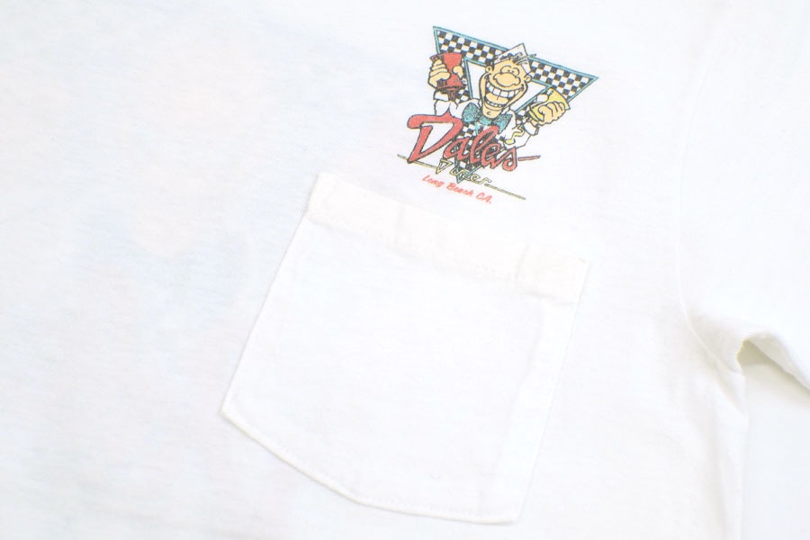 80's Hanes ''Dale's Diner'' 両面プリント ポケットTシャツ 表記(M) USA製