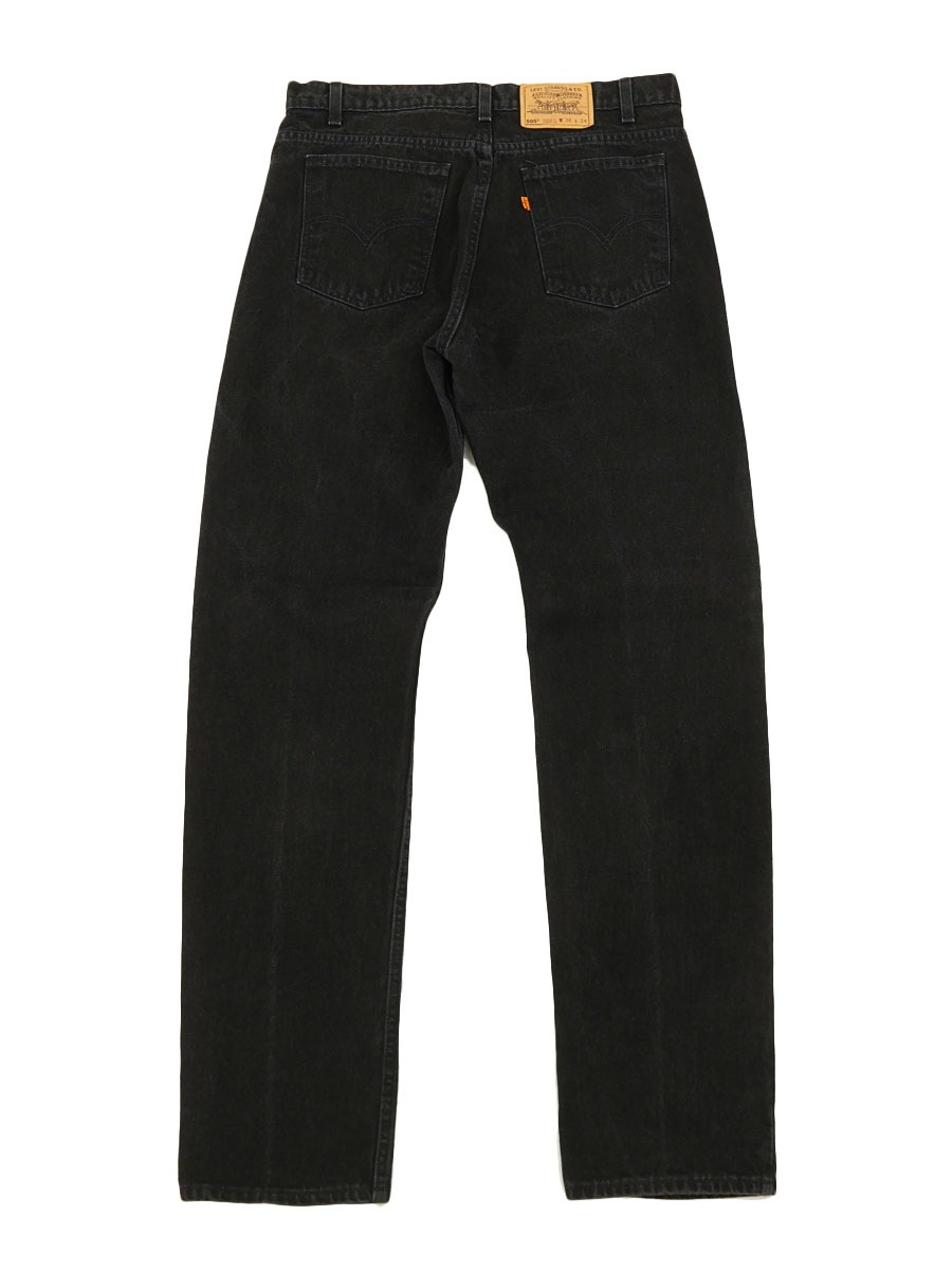 90's Levi's 505 ブラック デニムパンツ 表記(36x34) USA製 色残り