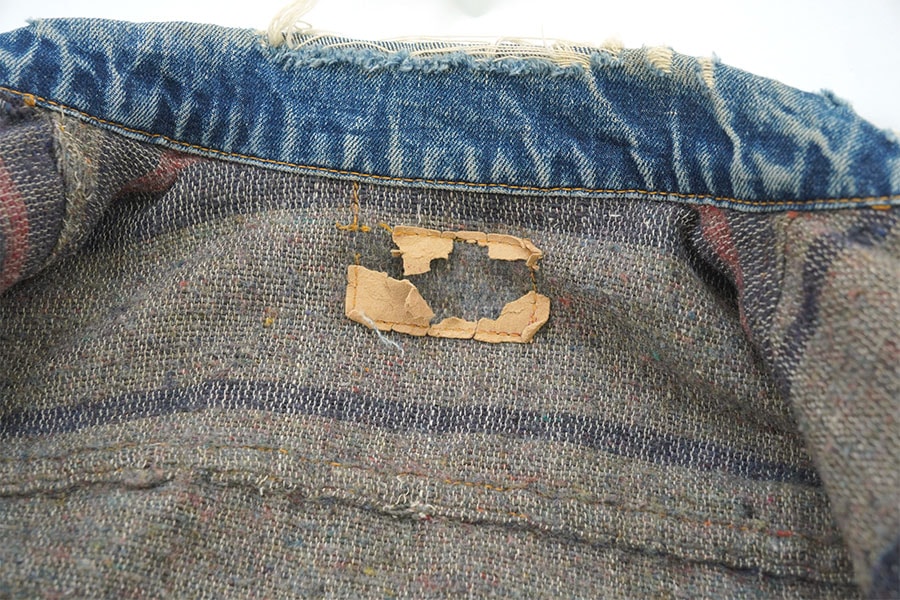 60'S LEVI'S 70505 BIG E DENIM JACKET BLANKET LINED (APPROX.38