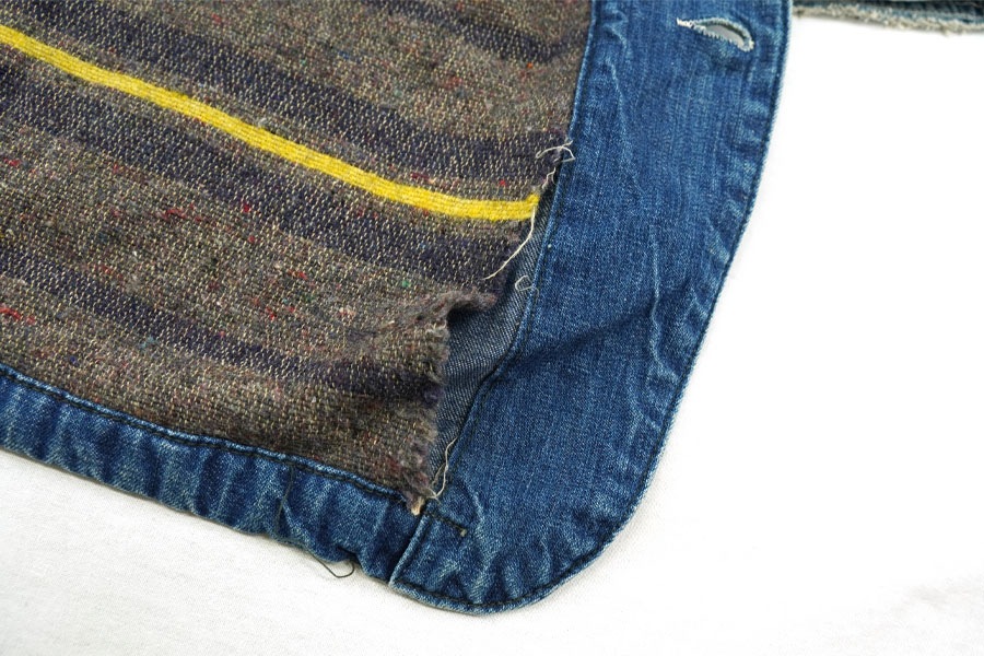 60's Lee 81-LJ ブランケットライナー　カバーオール　size40 60's～ Lee 81-LJ 襟コーズ 裏ブランケットライナー デニム