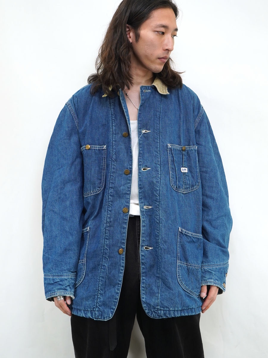 60's Lee 81-LJ ブランケットライナー カバーオール size40 60's~ Lee 81-LJ ブランケットライナー デニムカバーオール
