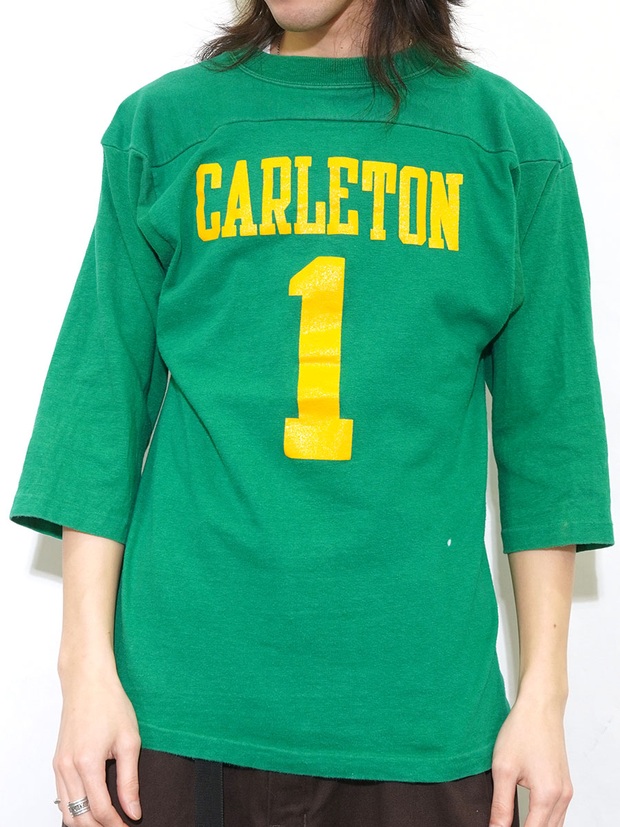 70's バータグ チャンピオン ''CARLETON #1'' フットボールTシャツ