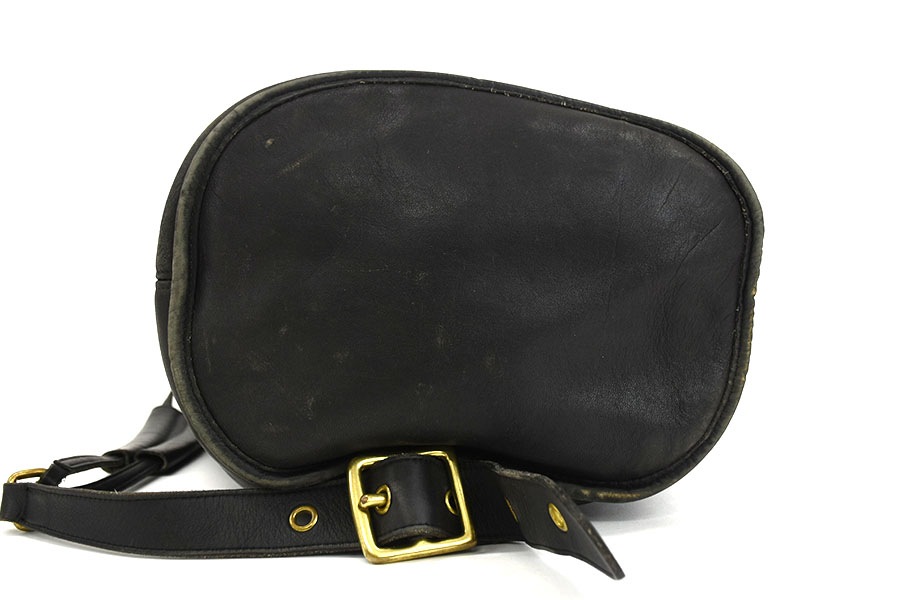 COACH】新品同様牛シボ革ワンショルダーバッグ/ブラック