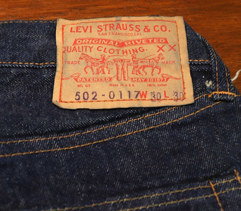 1960s LEVIS 502E , 1WASH , W29 L29
