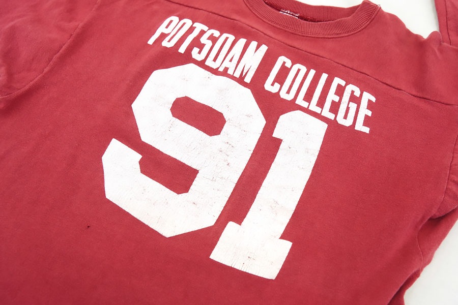 80's トリコタグ チャンピオン ''POTSDAM COLLEGE'' 両面