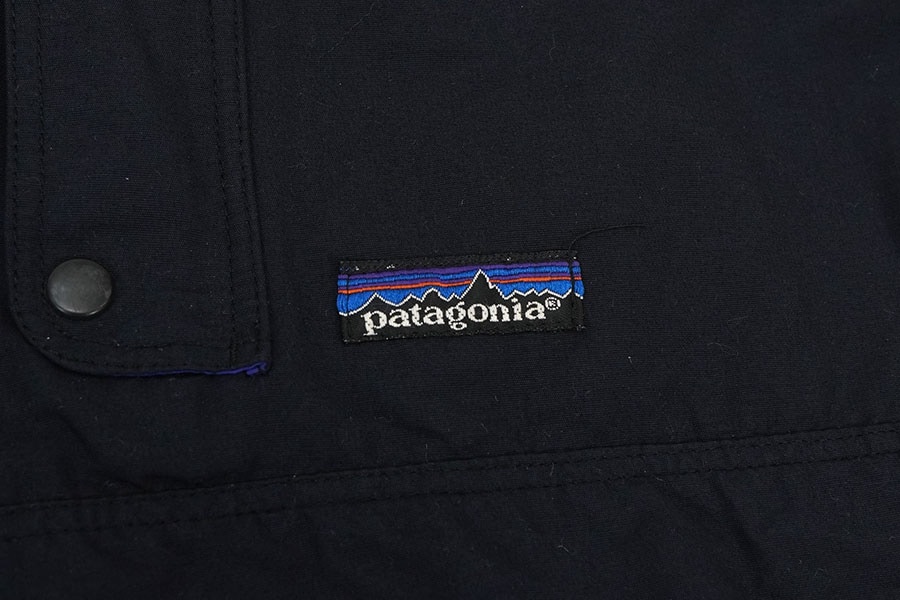 80's パタゴニア バックボウルアノラック ブラック 表記(L) | すべての