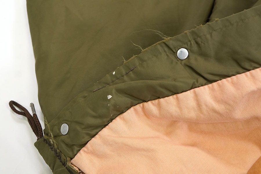 70’s LL Bean 筆記体タグ L コーチジャケット 70's L.L.Bean 筆記体タグ チンスト付きコーチジャケット ネイビー